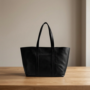 Bolso de Mano Casual para Mujer, Plegable, Ligero, con Cierre de Cremallera, de Cuero Genuino Impermeable, Capacidad 3L+, Hecho a Mano, Extraíble - Product Image 4