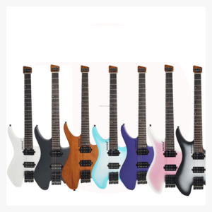 Kit de Guitarra Eléctrica sin Clavijero GALYDA Fácil de Transportar, Instrumentos Geniales, Guitarra Eléctrica Personalizable sin Clavijero - Product Image 1