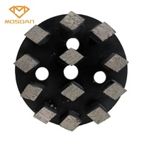 Usine Nouveau 3 Pouces 12 Mini Rhombus Sharp Segments Grit 30 Métal Diamant Disque De Plaque De Meulage