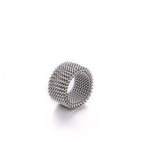 Bracelet élastique en acier inoxydable 316, style maille, bijoux unisexe, cadeau pour le bureau/la carrière
