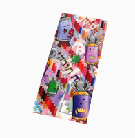 Sacs surprise personnalisés de luxe en plastique BOPP pour emballages de snacks, bonbons gélifiés et biscuits, avec logo personnalisé imprimé
