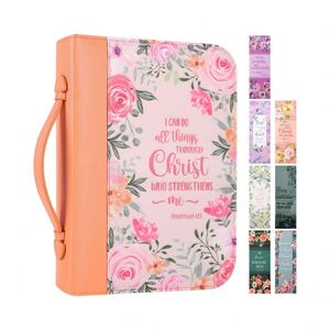 Échantillon gratuit : Étui matelassé pour Bible pour filles, Housse de protection pour Bible pour femmes, et Grands sacs fourre-tout pour Bible pour femmes avec organisateur - Product Image 2