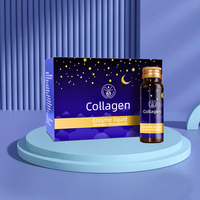 Haute Concentration Sommeil Collagène Boisson Bouteille Enzyme Hydrolysé Multi Collagène Peptides Type X Soirée Collagène Beauté Boisson