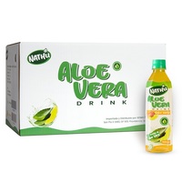 Boisson au jus d'aloe Vera 500ml jus d'aloe Vera OEM boisson à l'aloe Vera avec pulpe de chine boisson gazeuse, lot de 24