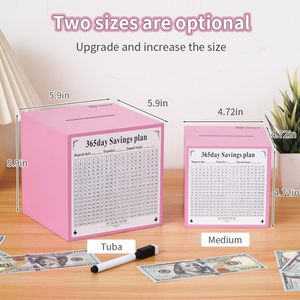 Hucha Personalizada con Contador, No se Puede Abrir, Caja de Ahorro de Madera - Product Image 6