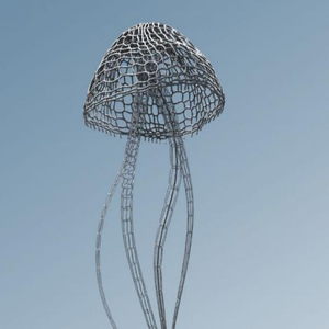 Escultura <span class=keywords><strong>de</strong></span> <span class=keywords><strong>Medusa</strong></span> <span class=keywords><strong>de</strong></span> Acero Inoxidable con Luz para Decoración <span class=keywords><strong>de</strong></span> Exteriores - Product Image 6