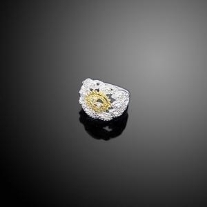 Yulaili-Conjuntos de joyas de oro de Dubái de alta calidad, cristal con forma de hoja Tricolor, collar grande, pendientes africanos, joyería de boda nigeriana - Product Image 5