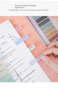 Nuevo estilo PET índice nota adhesiva libro mayor de dibujos animados originalidad transparente conjunto de papelería útiles escolares al por mayor - Product Image 2