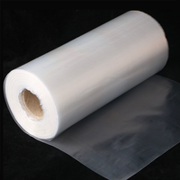 Sacs plats à rouleaux chauds sur rouleau sacs alimentaires en plastique transparent de supermarché HDPE avec thermoscellage et impression par gravure