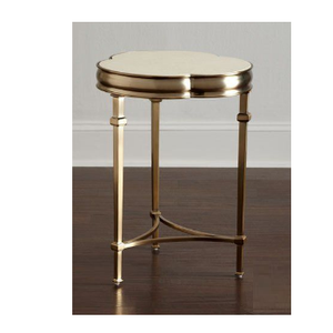 Table basse pour snack et café d'intérieur et d'extérieur avec bout en métal antirouille et imperméable pour le salon - Product Image 1