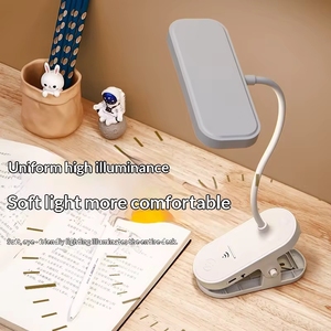 USB Şarjlı Klipsli LED Masa Lambası, Öğrenciler için Göz Dostu Okuma Lambası, Yurt Odası Çalışma Ofisi Taşınabilir - Product Image 2
