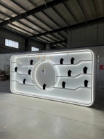 Vitrine pour médailles et trophées en verre, taille personnalisable, murale ou sur pied, éclairage LED, écologique, robuste, vernie