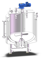 Mélangeur de peinture électrique en acier inoxydable de qualité supérieure avec réservoir de stockage – Prix usine