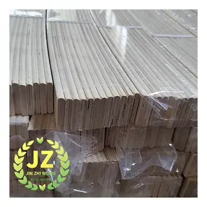Wood Poplar Slats Paulownia Bed Slats Lowest High Quality Solid Wooden Bed Frame Bed Frames