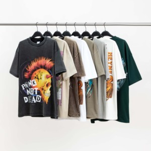 Camiseta personalizada extragrande de 100% algodón para hombre, ropa de calle, camiseta estampada Dgt - Product Image 3