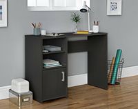 Bureau d'ordinateur en bois au design moderne simple pour étudiants, bureau