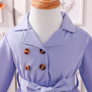 Ropa Infantil al por Mayor, Vestido Elegante de Malla con Parches, Mangas Largas, para Niños de 1 a 5 Años, Traje Pequeño con Estampado Moderno, ODM - Product Image 3