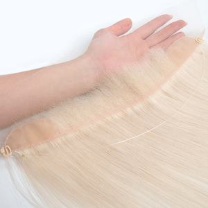 Postizo de cabello con flecos de encaje HD 12x2, nudos invisibles para cabello fino o con retroceso, correa ajustable, postizo para la línea del cabello para mujeres - Product Image 1