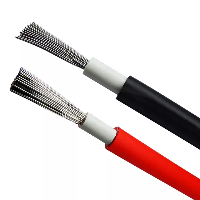 Factory Direct XLPO Insulated Tinned Copper Solar Cable 10MM 16MM PV Cable Solar DC Panel Power Wire Cable