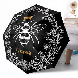 1 Parapluie Personnalisé avec Nom de <span class=keywords><strong>Reine</strong></span> <span class=keywords><strong>Abeille</strong></span>, Sans Minimum de Commande, Motif Floral, Impression UV, Commande Unique, Payung Personnalisé - Product Image 2