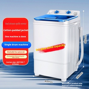 Lavatrici 3 in 1 da 8KG e 10KG con Cestello Centrifugo, Lavatrice Semi-Automatica Professionale - Product Image 4