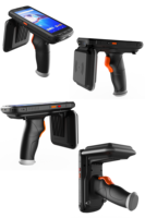 JT-973 pemindai kode batang RFID genggam, pembaca PDA kode batang UHF RFID PDA kasar IP65 RFID