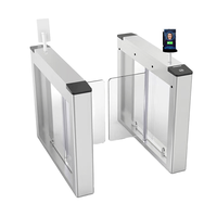 Torniquete de Velocidad Automática con Motor DC sin Escobillas y Escaneo de Código QR para Control de Acceso Peatonal en Estaciones de Metro