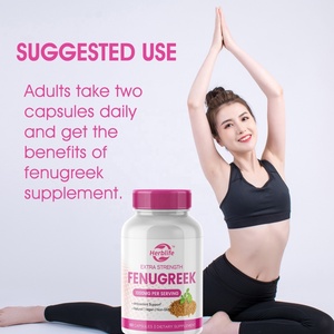 Cápsulas de Extracto de Semilla de Fenogreco, Suplementos Herbales Naturales, Venta Caliente OEM ODM - Product Image 4