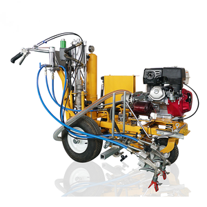 Machine de marquage routier automatique GUANGAN à poussée manuelle, peinture à froid, moteur essence 9HP, construction en aluminium – Meilleures ventes - Product Image 1