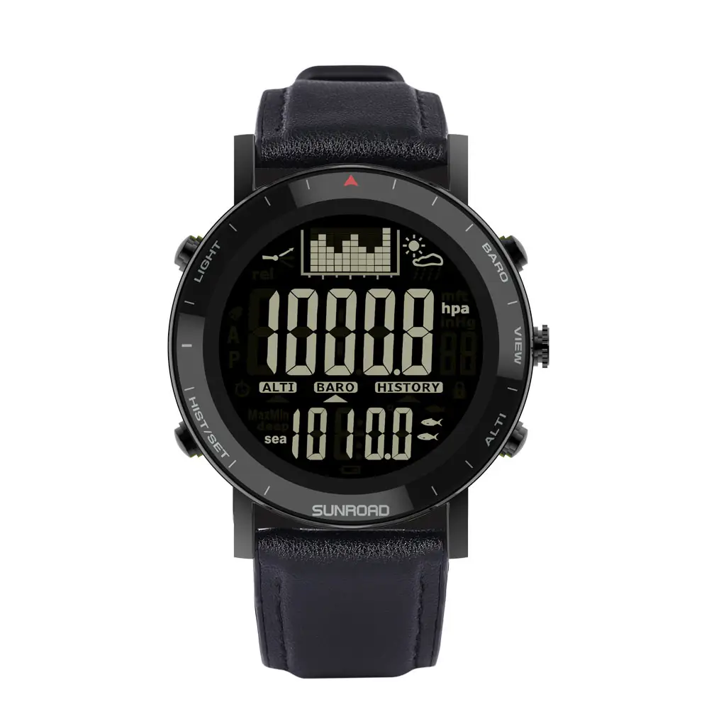 FR862B Game Smart Watch 5atm Waterproof Altimeter Sport Smart Digital Fishing Watches Barameter