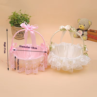 Vente en gros Mini panier tissé en corde de papier avec poignée Petit panier cadeau de mariage Panier de Pâques simple multicolore personnalisé