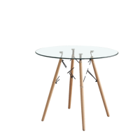 Meubles de salle à manger, table basse irrégulière en bois de style mid-century, haute qualité, multifonctionnelle, utilisation hôtelière