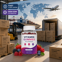 Bonbons gélifiés vitaminés OEM sans OGM, sans gélatine, complément nutritionnel quotidien, vente en gros