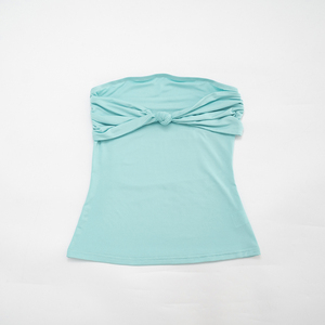 Viviblook D26TP224 Top Corto sin Mangas para Mujer, Sexy, para Vacaciones, Color Sólido, con Tiras Ajustables en la Cintura - Product Image 6
