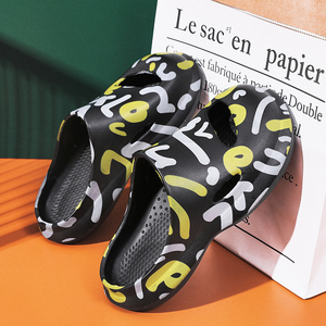Claquettes d'été pour homme, à semelle épaisse, à bride unique, pour l'extérieur et la maison, type sabot et de plage - Product Image 2
