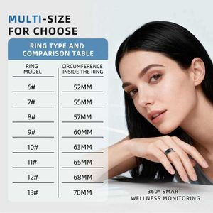 Anillo Inteligente NFC Multifunción Ajustable, <span class=keywords><strong>Acceso</strong></span> <span class=keywords><strong>Móvil</strong></span>, Uso Diario, Monitoreo de Sueño Confiable, Batería de Larga Duración, Control por Aplicación - Product Image 6