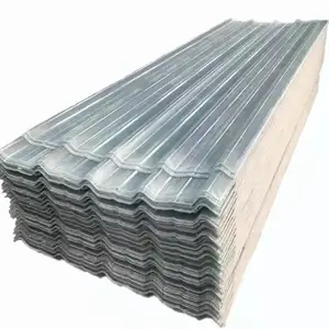 Şeffaf oluklu fiberglas çatı panelleri frp levha