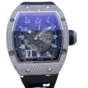 Montre en fibre de carbone, tourbillon transparent, mouvement mécanique automatique, montre luxueuse avec des caractéristiques étanches et uniques - Product Image 1