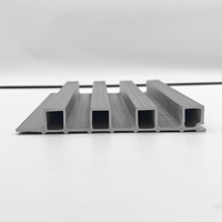 Profilé de faux-plafond en extrusion gris, haute dureté, écologique, matériau de construction de luxe, vente en gros