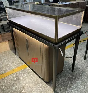 Китай дизайн ювелирных изделий Алмазный угловой шкаф бутик угловые шкафы стеклянный счетчик ювелирных изделий витрина стеллаж