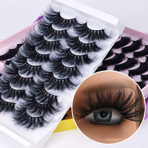 الأعلى مبيعاً رموش صناعية من سايبيريا من فرو المنك 25 مم ثلاثية الأبعاد من المورد مع عبوة مخصصة - Product Image 3