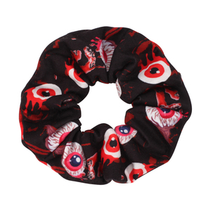 2023 nouveau Halloween tissu cheveux chouchous femmes filles horreur effrayant sang globe oculaire élastique queue de cheval tenir cheveux accessoires - Product Image 4