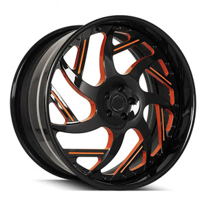 Jante de voiture en alliage d'aluminium <span class=keywords><strong>1</strong></span> pièce Jante de voiture forgée personnalisée 20 21 22 23 pouces Voiture de luxe - Product Image 3