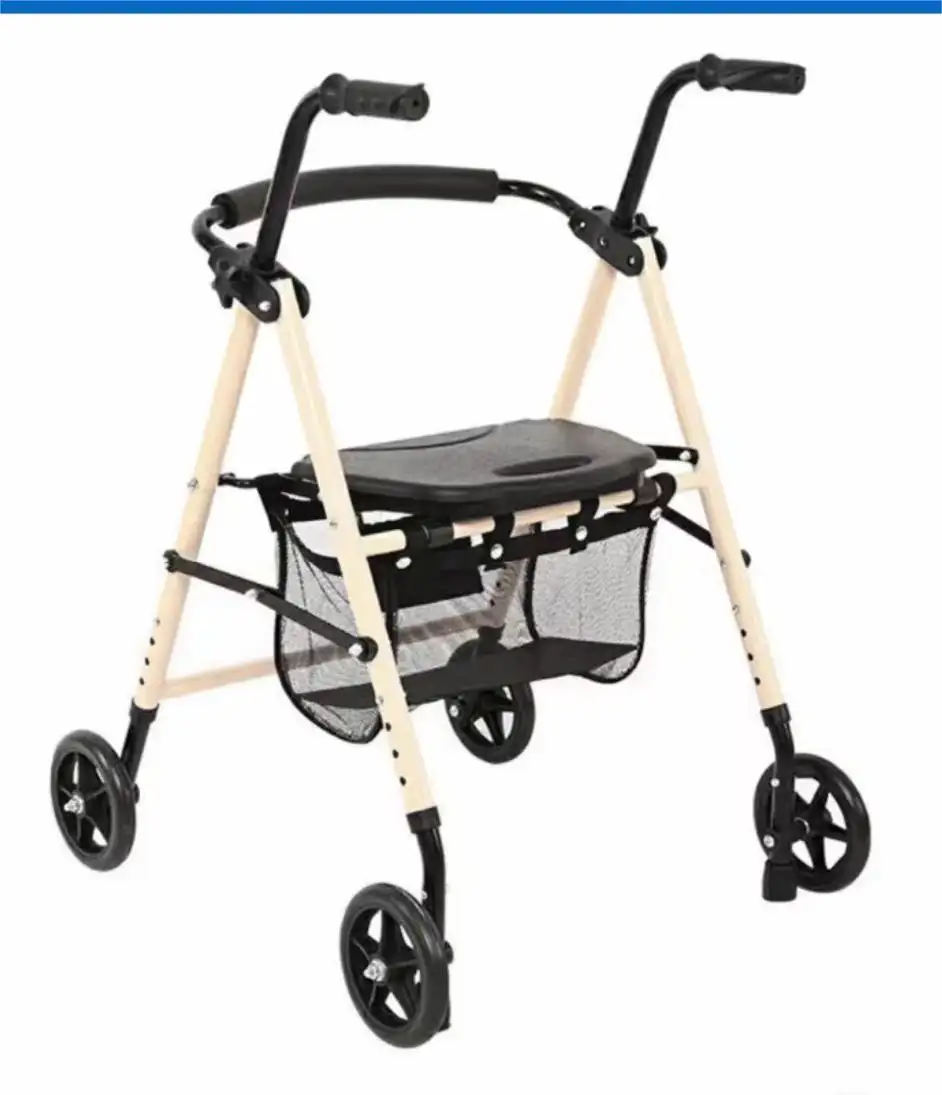 Folding Shopping Cart for Elderly Disabled September Walkers Rollator