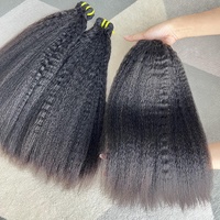 # Cheveux humains vierges vietnamiens de qualité 12A, 100% naturels, non traités, lisses et crépus, en lots