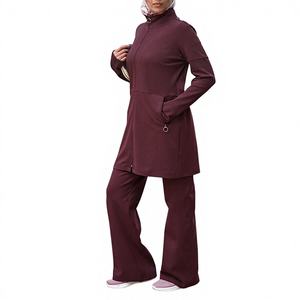 Kilang Jahit Pukal OEM Muslimah Casual Sports Hoodie Labuh Pukal Borong Prix départ usine Contrôle de qualité constant Modeste Aurat - Product Image 1