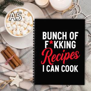 Cuaderno de Recetas Personalizado A5 con Espiral, Cubierta de Cuero PU, Libro de Recetas Extraíble con Anillas para Chefs, Madres y Empresas - Product Image 3