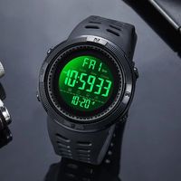 SKMEI 1251 Men Digital Wristwatch Hot Sale Fashion LED Digital Display Silicone Band Male Sport Watches