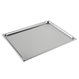 ถาดอบสแตนเลส GN 2/1 ขนาด 65 × 53 × 2 ซม., น้ำหนัก 2550 กรัม - Product Image 1
