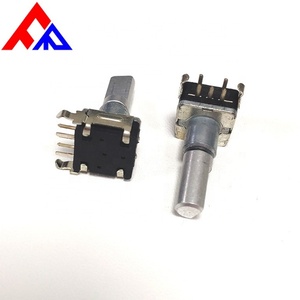 Encodeur incrémental à axe en D EC11 à haute stabilité, avec connecteur latéral 5 broches, interrupteur instantané, alimentation DC5V, vente en gros fabricant - Product Image 2